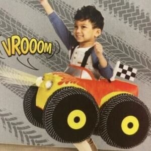 FAO Schwarz Monster Truck Kids Costume w/ Lights & Sounds 3-7 Years Tested